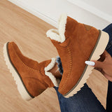 Corashoes Fur Lining Ankle Snow Boots
