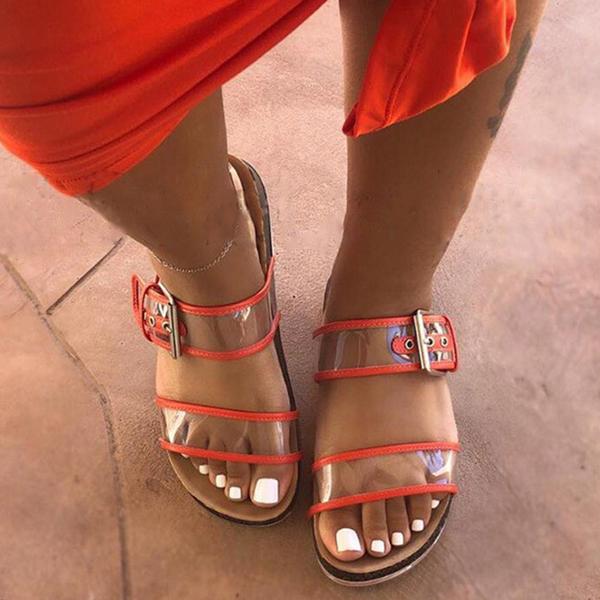 Corashoes Women's Summer Crystal Beach Sandals