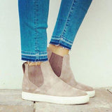 Corashoes Casual High Top Suede Sneakers