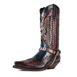 Corashoes Women Cowgirl Square Toe Western Boots