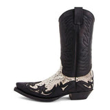 Corashoes Cowboy Pointed Toe Classic Western Rodeo Boots