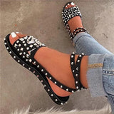 Corashoes Buckle Open Toe Western Casual Sandals