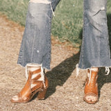 Corashoes Pierced High Heel Boots