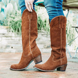Corashoes Suede Fashion Slip-On Boots