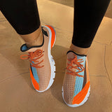 Corashoes Lace-up Knit Comfortable Sneakers