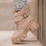 Corashoes Suede High Thick Soles Boots