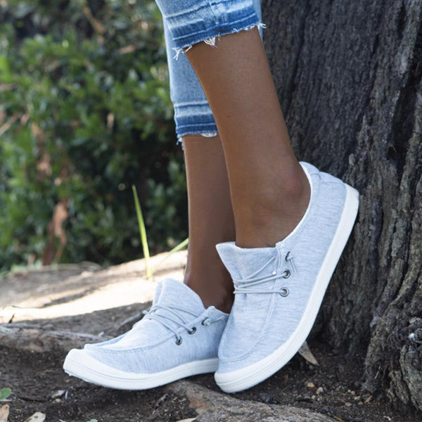 Corashoes Mocassin Style Elastic Band Sneakers