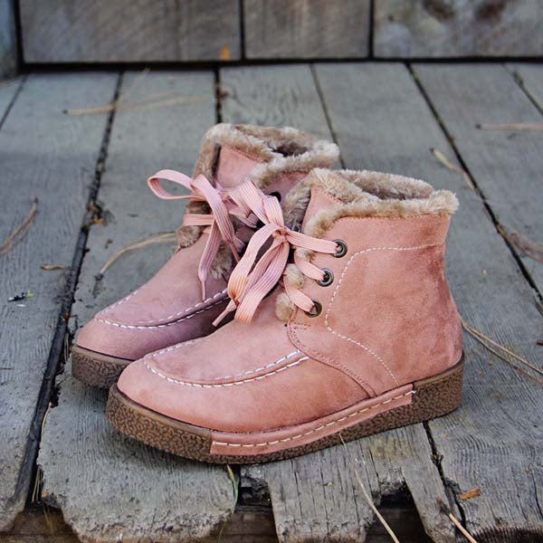 Corashoes Pink Beauty Suede Boots