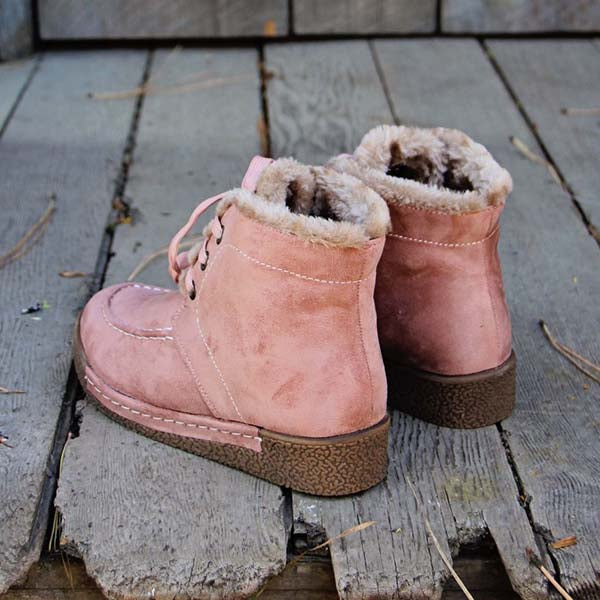 Corashoes Pink Beauty Suede Boots