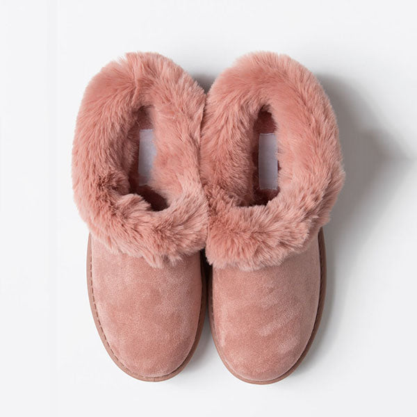 Corashoes Cute Cozy Fur Trimmed Slippers