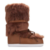 Corashoes Warm Comfy Fur Lace Up Boots