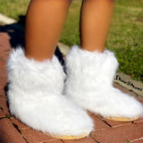 Corashoes All Over Faux Fur Ankle Boots