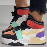 Corashoes Colorblock Lace-Up Sneakers