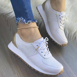 Corashoes Breathable Mesh White Sneakers