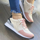 Corashoes Women'S Lace Up Breathable Casual Sneakers