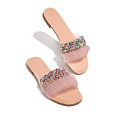 Corashoes Sequins Decorated Slide Slippers
