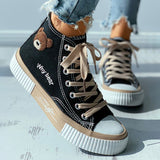 Corashoes Cute High Top Canvas Sneakers