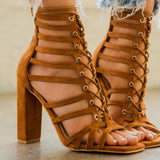 Corashoes Fashion Strap High Heels Sandals