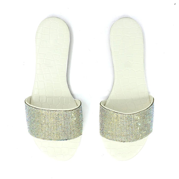 Corashoes Fashion Sequin Flash Flat Slippers