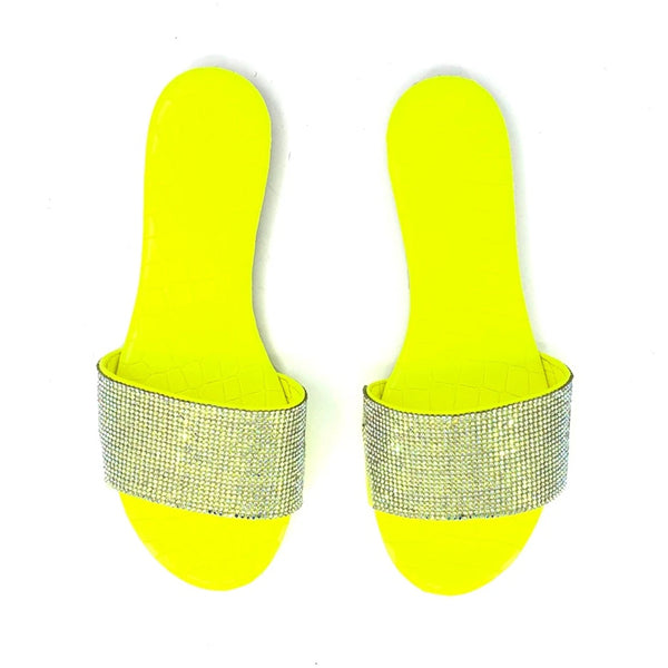 Corashoes Fashion Sequin Flash Flat Slippers
