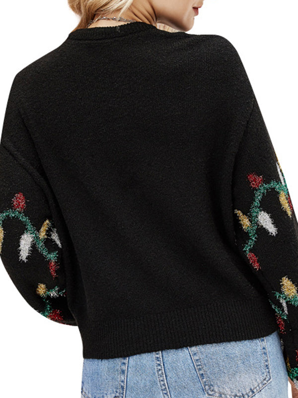 Corashoes Lantern Pattern Loose Warm Sweater