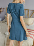 Corashoes Design Knit Solid Color Dress