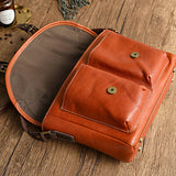 Corashoes Vegetable Tanned Leather Cowhide Handmade Bag