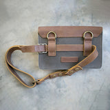 Corashoes Wearable Wallet Canvas Leather Crossbody And Belt Bag