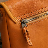 Corashoes Handmade Soft Leather Flap Bag