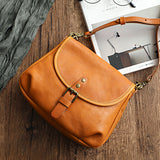 Corashoes Handmade Soft Leather Flap Bag