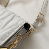 Corashoes Fashion Obscured PU One-Shoulder Diagonal Bag