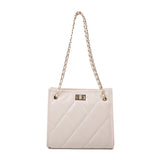 Corashoes Diamond Texture Chain Shoulder Messenger Bag