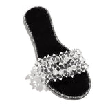 Corashoes Cute Broken Diamond Shining Slippers