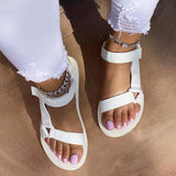 Corashoes Casual Design Laces Sports Flat Sandals