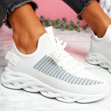 Corashoes Stylish Air Cushion Lace-Up Sneakers