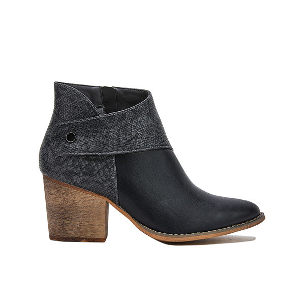 Corashoes Pointed Toe Block Heel Boots
