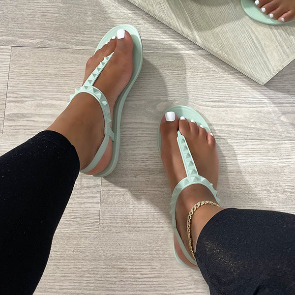 Corashoes Jelly Like Material Thong Sandals