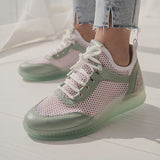 Corashoes Casual Mesh Lace-Up Detail Sneakers