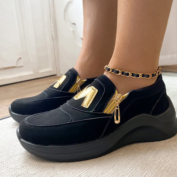 Corashoes Miss M Side-Zip Slip-On Sneakers