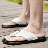 Corashoes Men's Beach Non-Slip Soft Bottom Casual Roman Slippers