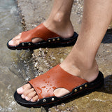Corashoes Men's Summer Trend Outdoor Slippers