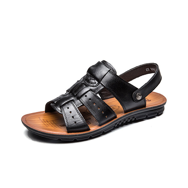 Corashoes Men's New Leather Beach Sandals