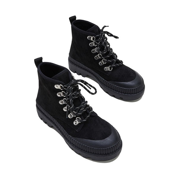 Corashoes Casual Suede Lace-Up Ankle Boots
