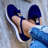 Corashoes Women's Casual Platform Flat Comfort Shoes