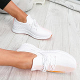 Corashoes Breathable Lightweight Lace-Up Sneakers