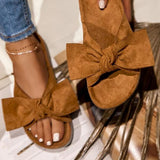 Corashoes Summer Bow Flat Sandals