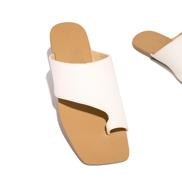 Corashoes Mint Strap Detailing Slip On Sandals