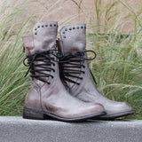 Corashoes Fashion Beaded Strap Martin Boots