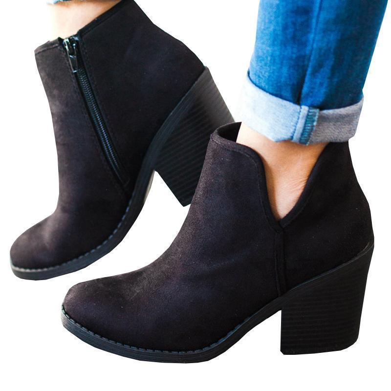Chellysun 2018 New Stylish Suede Boots Boots Women - Chellysun