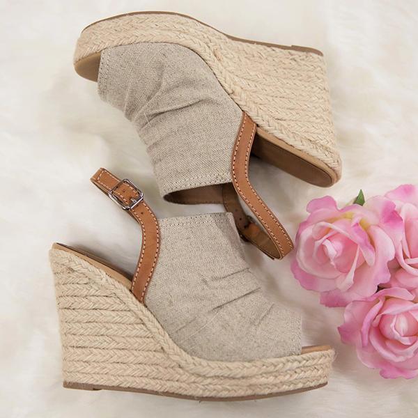 Corashoes Dazzlingly Tall Wedge Sandals
